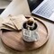 11.5 Inches Candle Holder Tray Home Decor, Round Wood Tray for Coffee Table, Small Wooden Serving Decorative Trays for Home
